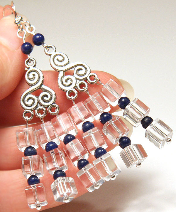 Greek Fan Earrings